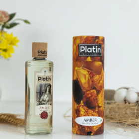 Platin 250 ml. Silindir Kutulu Elit Seri Amber Kolonyası